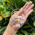 Silver Shell Bangles 03