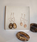 Heart X Shell Earrings