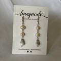 2 Pearl Shell Earrings