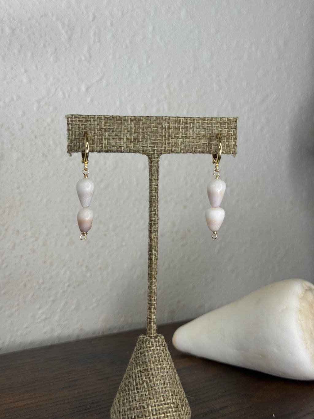 Stacked Shell Earrings