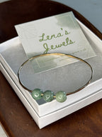 Triple Jade Bangle