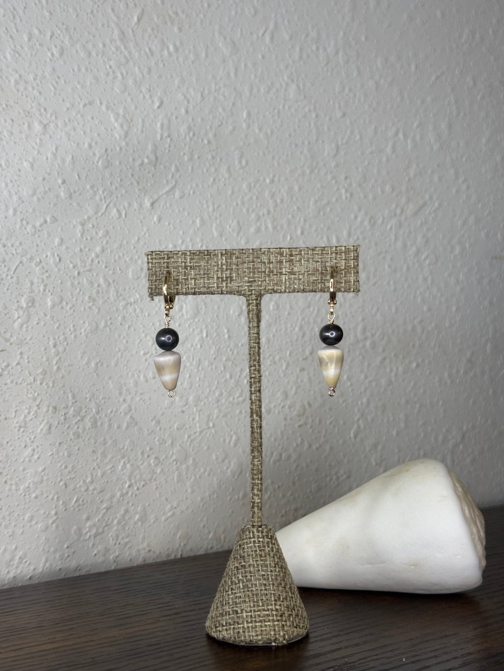 Cone & Pearl Earring