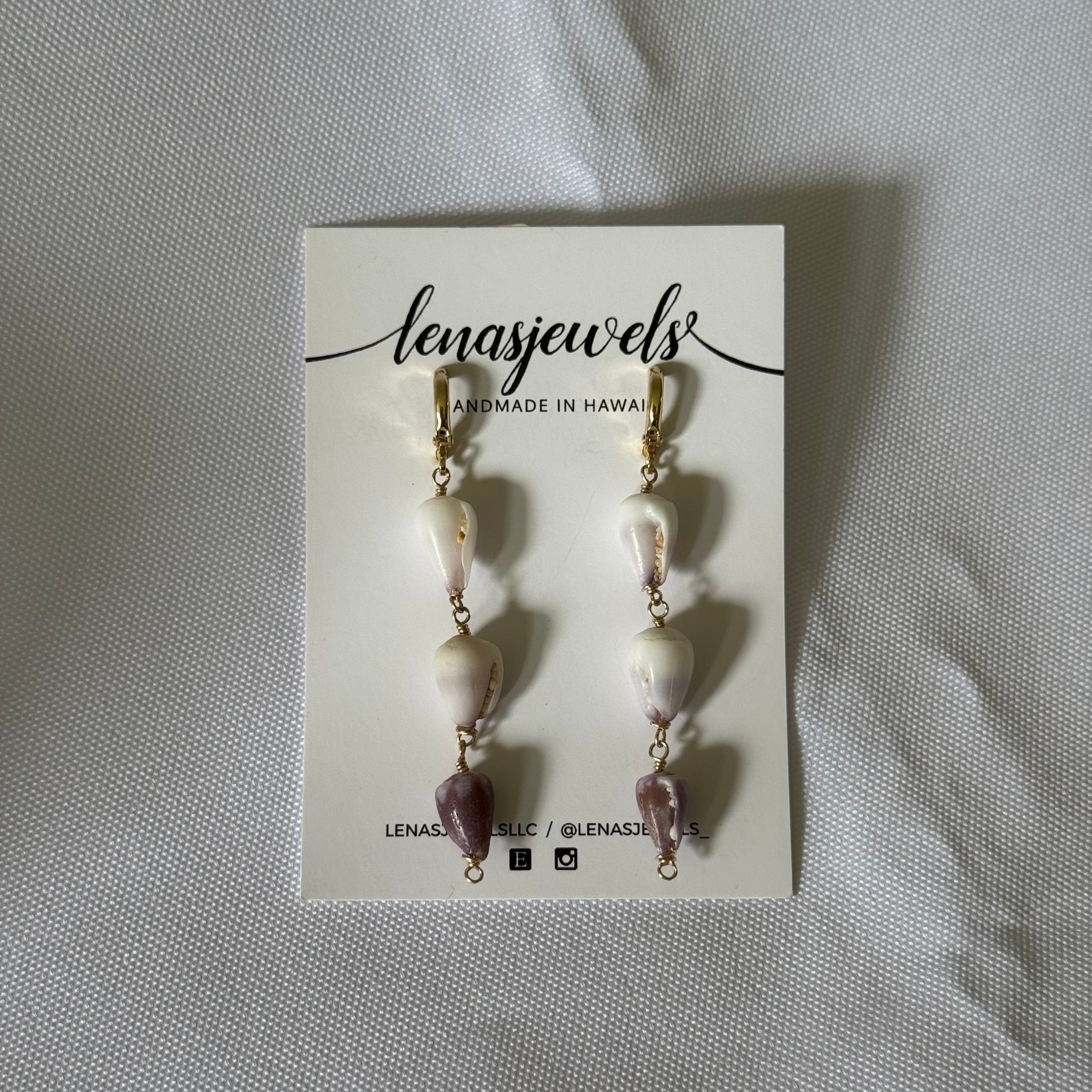 3 Shell Earrings