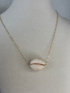 Granulated Cowrie Necklace