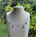 Heart Shell Stack Necklace