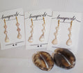2 Pearl & Shell Earrings