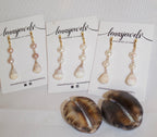 2 Pearl & Shell Earrings