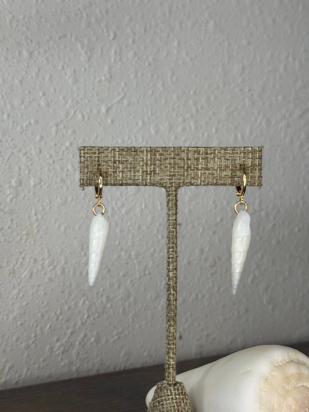 Auger Shell Earrings