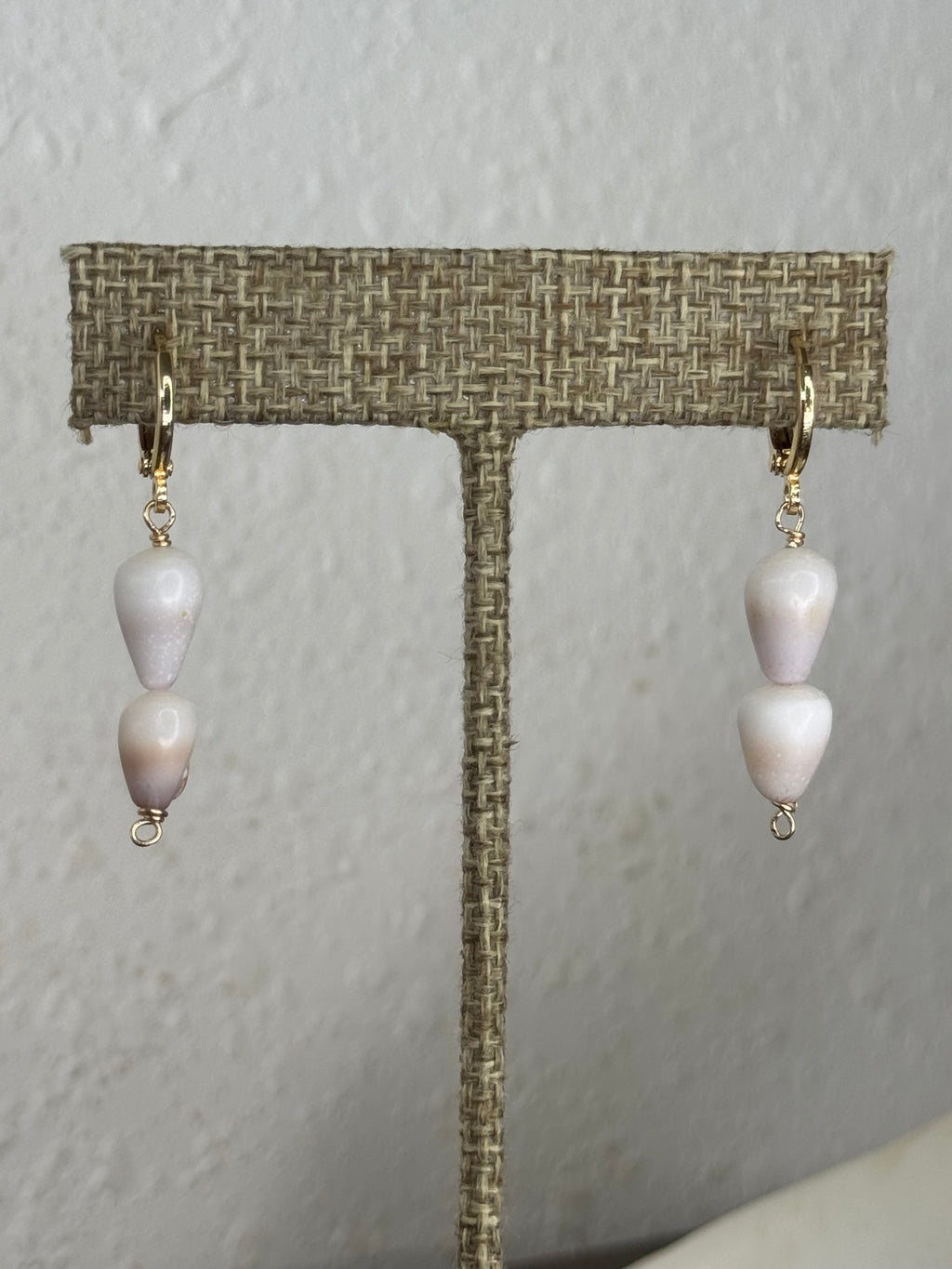 Stacked Shell Earrings