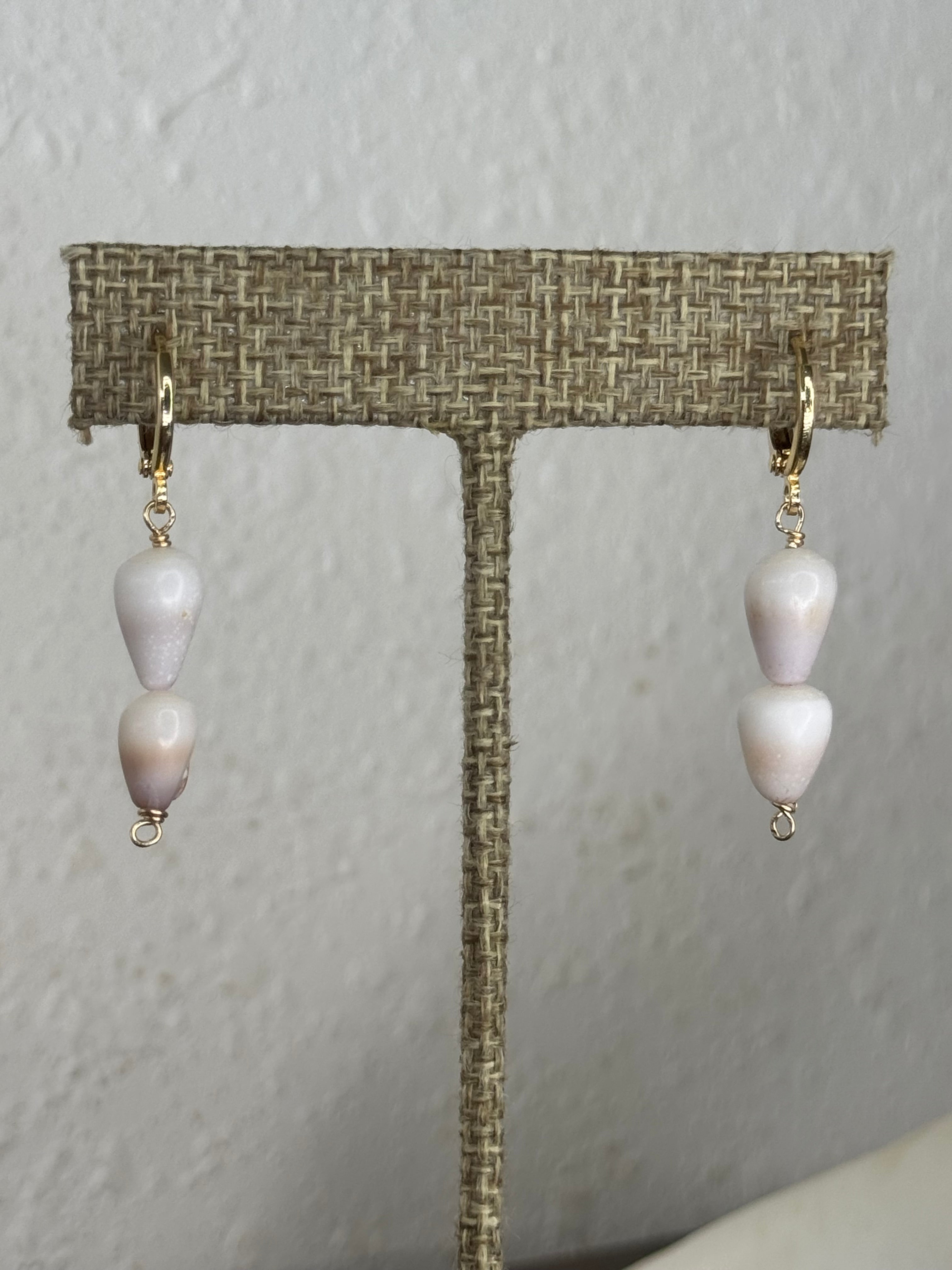 Stacked Shell Earrings