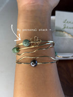 Triple Jade Bangle