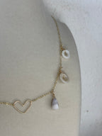 Heart Shell Stack Necklace