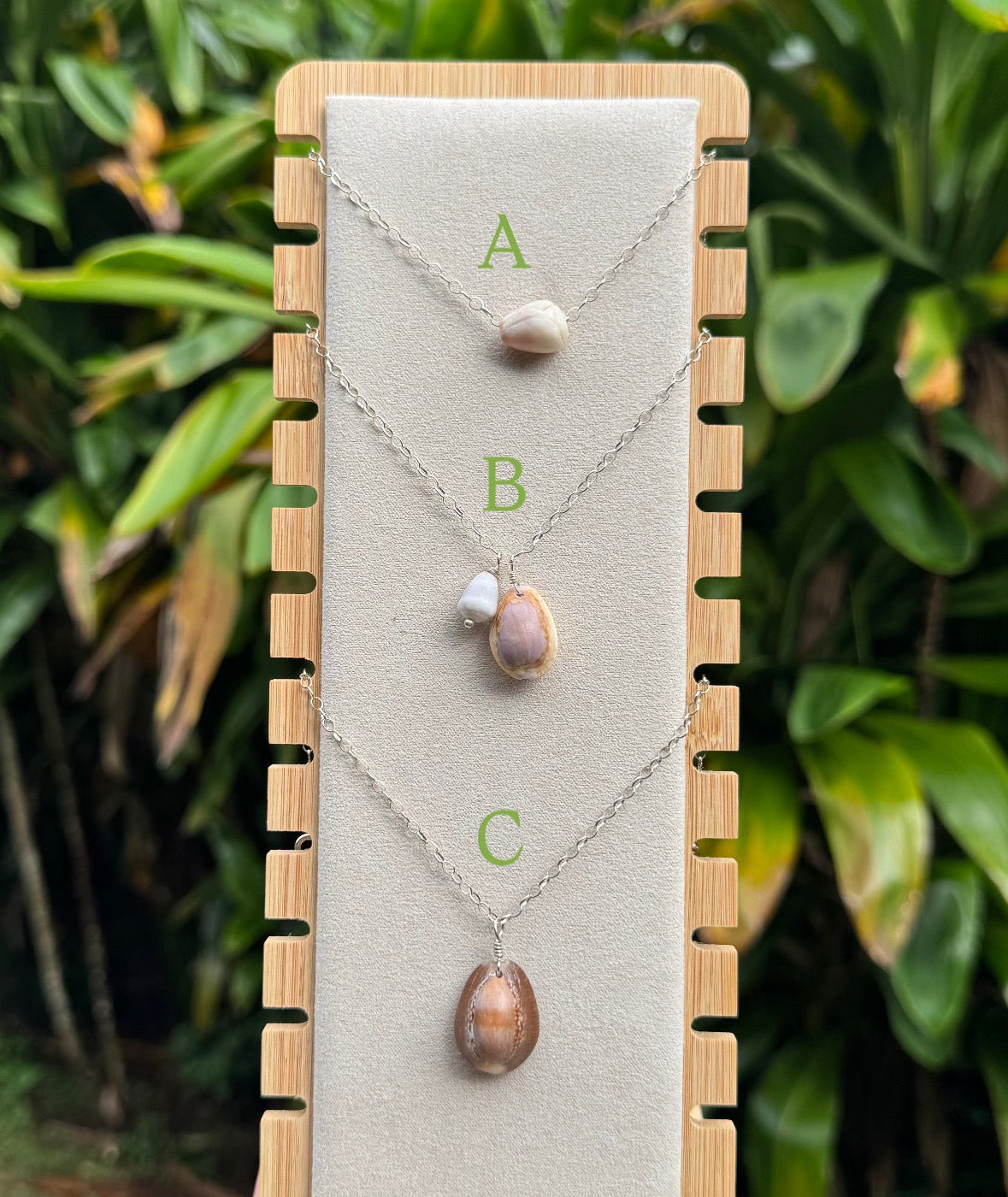 Silver Shell Necklaces