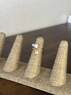 Shell & Pearl Ring
