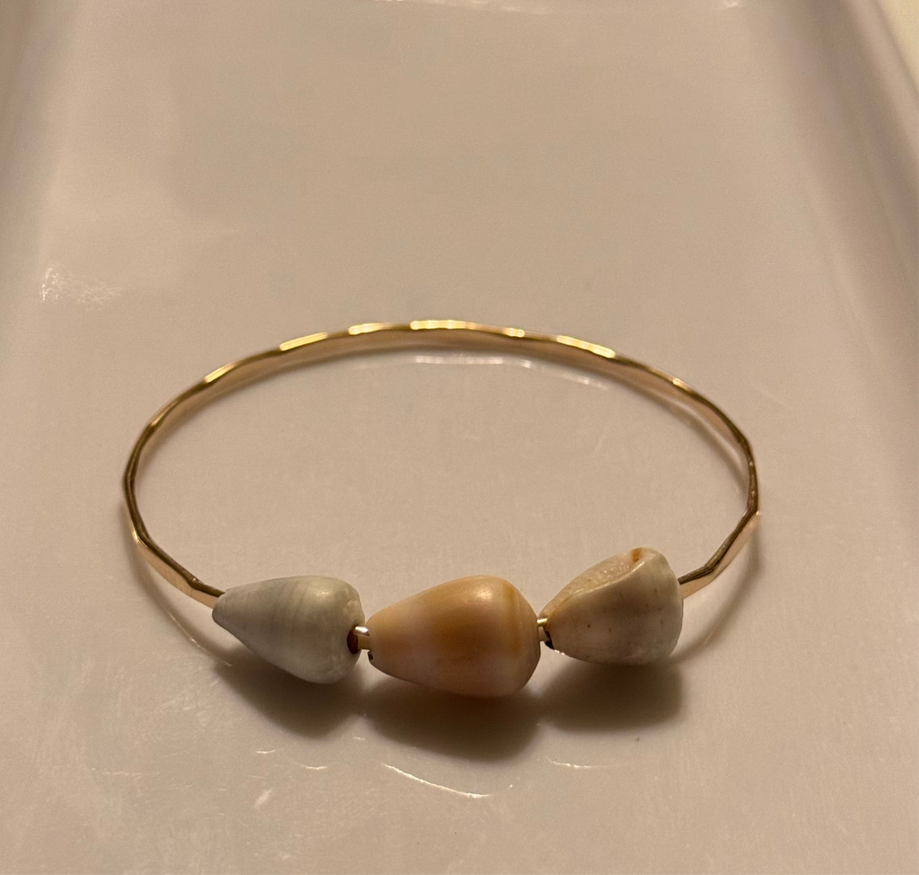 Triple Shell Bangle
