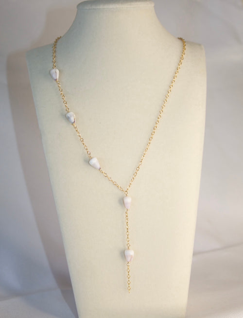Dripped Shell Necklace