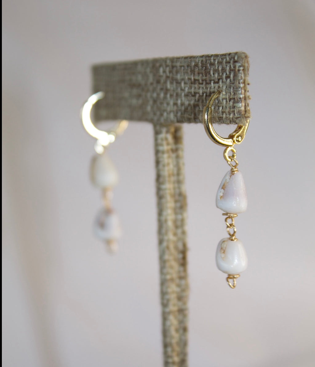 Shell Stack Earring
