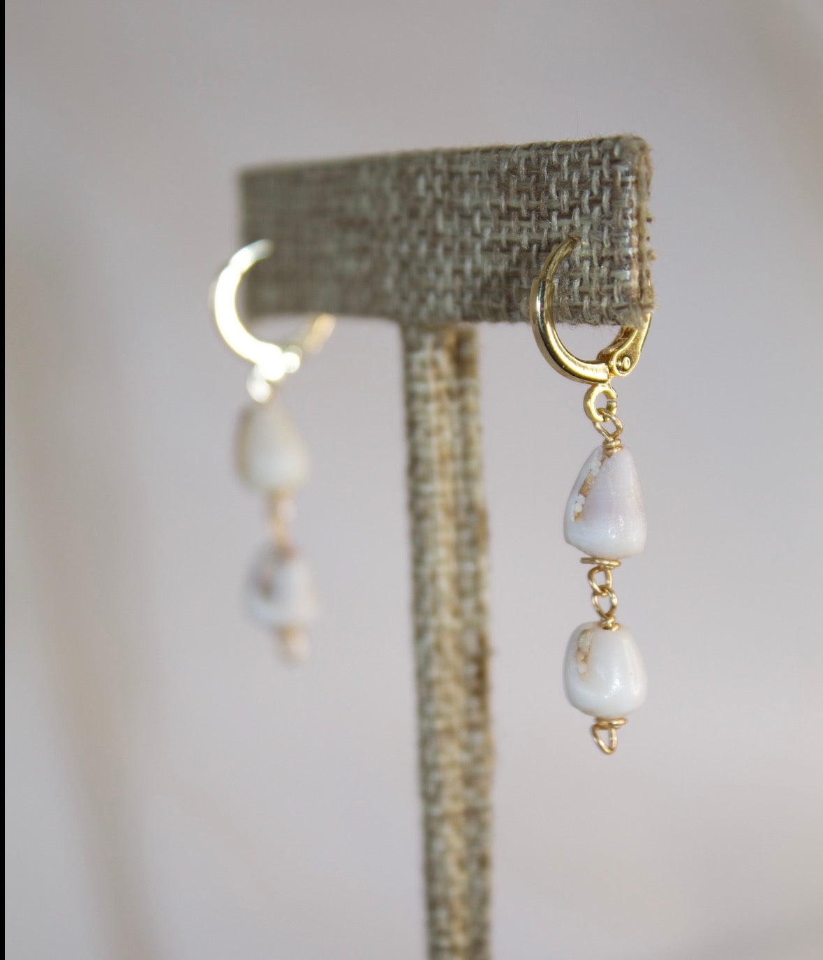 Shell Stack Earring