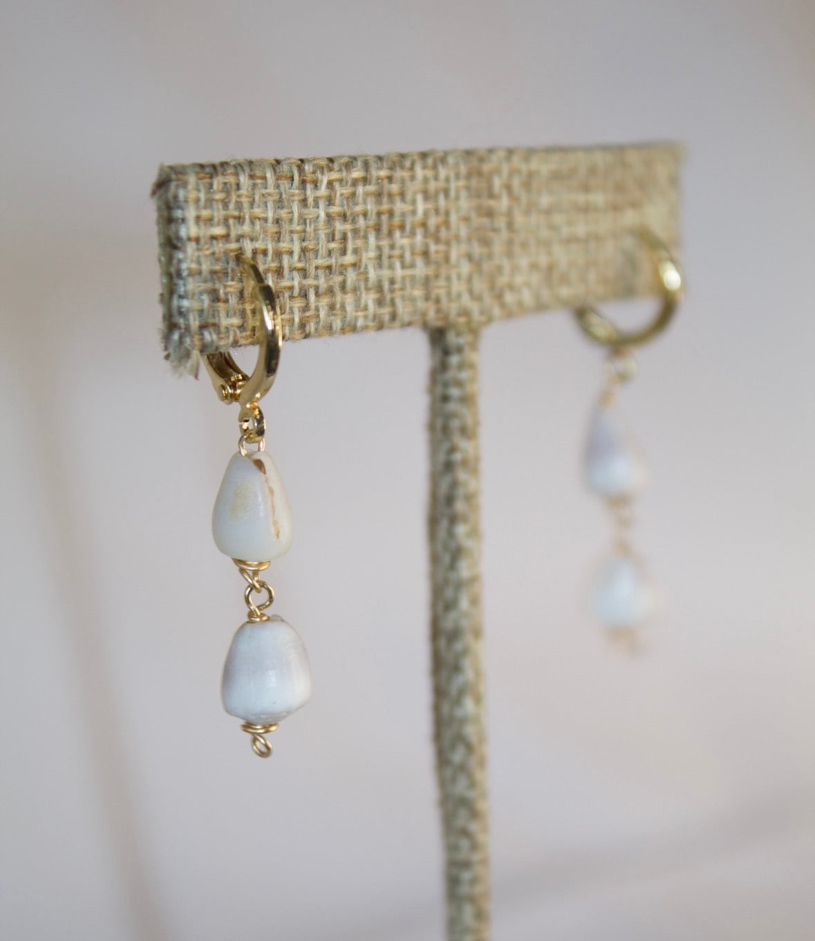 Shell Stack Earring