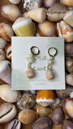 Cone & Pearl Earrings
