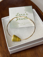 Olive Green Cone Bangle
