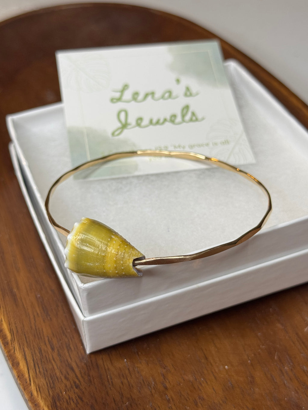Olive Green Cone Bangle